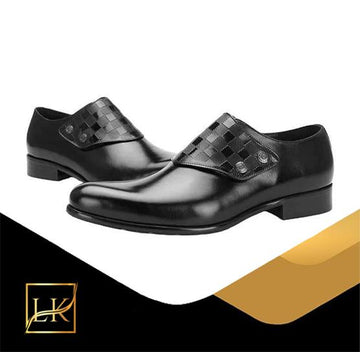 M: Leather Monk Dress Shoes A590601